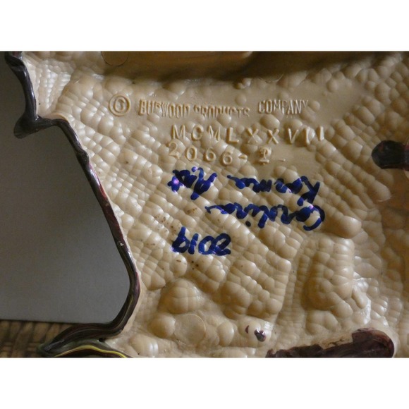 Vintage Burwood Products Co. Flower Baskets Hand Painted & Signed By Artist - Picture 4 of 10